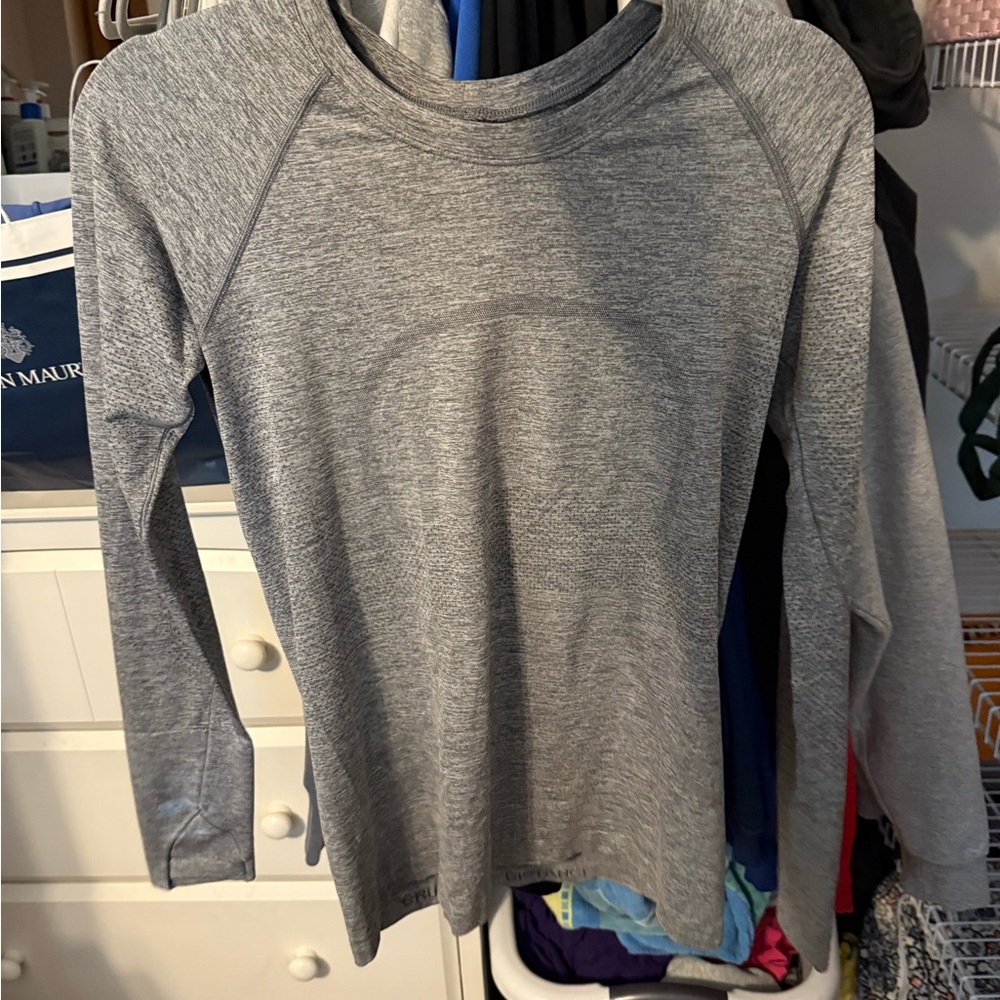 Gray Long Sleeve Lululemon Swiftly
